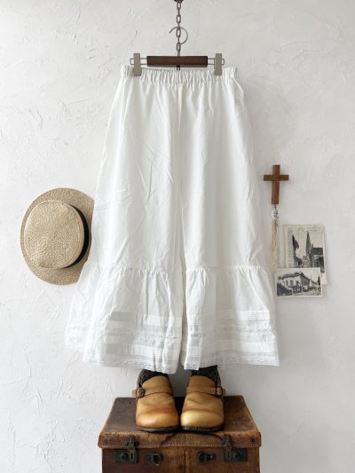 画像2: manoamano /レース&ピンタックペチパンツ・オフ