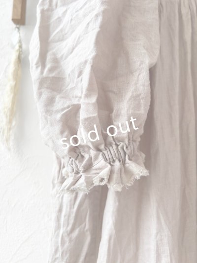 画像5: MARCHE' DE SOEUR／ラッフルギャザーワンピース・ピンクベージュ