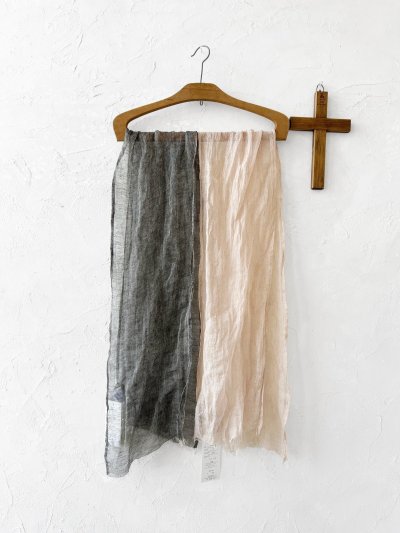 画像6: Branch m'／リネンガーゼストール・ライトピンク