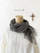 Branch m'／リネンガーゼストール・ブラック
