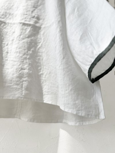 画像5: Crea delice／パイピングりぼんブラウス・オフ