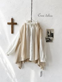 Crea delice／ショールカラージレ・ベージュ