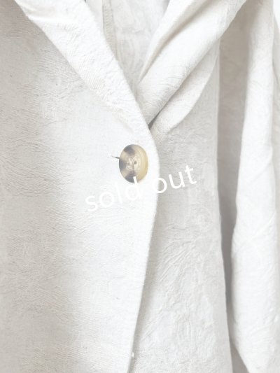 画像3: Crea delice／ジャガードフードジャケット・ベージュ