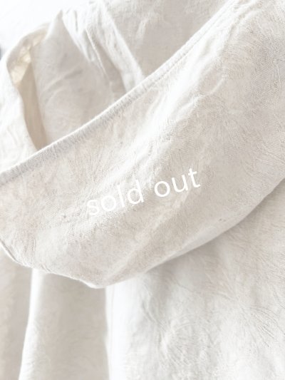 画像10: Crea delice／ジャガードフードジャケット・ベージュ