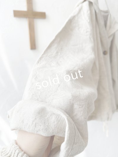 画像7: Crea delice／ジャガードフードジャケット・ベージュ