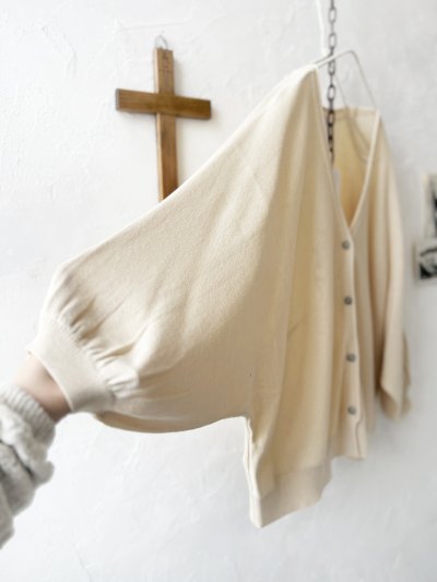 画像5: Crea delice／ドルマン袖のカーディガン・ベージュ