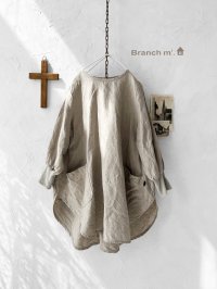 Branch m'／リネンチュニック・生成り
