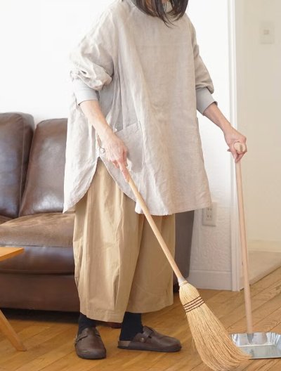 画像11: Branch m'／リネンチュニック・生成り