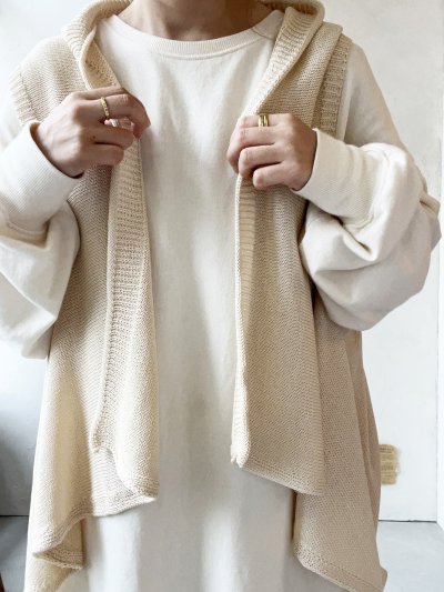 画像12: Crea delice／ショールカラージレ・ベージュ