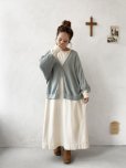 画像6: Crea delice／ドルマン袖のカーディガン・ライトブルー (6)