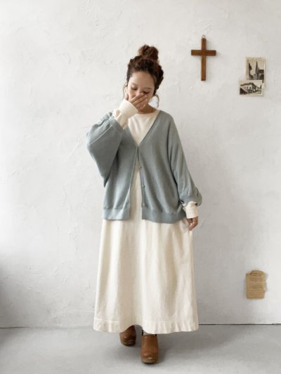 画像13: Crea delice／ドルマン袖のカーディガン・チャコール