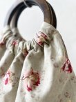 画像3: MARCHE' DE SOEUR／木の持ち手バッグ・グレージュピンクローズ (3)