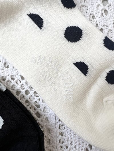 画像2: SMALL STONE／水玉ソックス