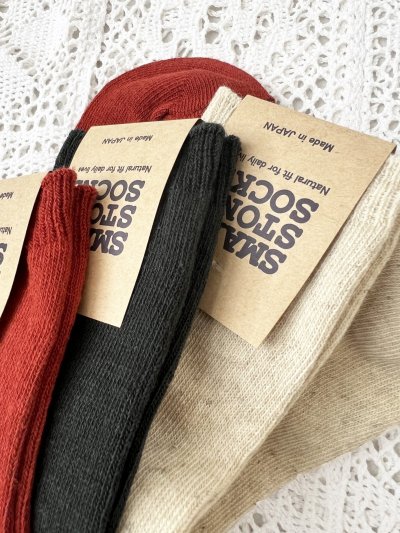 画像2: SMALL STONE／リネンカラーソックス