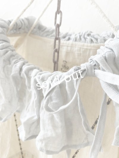 画像4: MARCHE' DE SOEUR／大きなラッフル襟のチュニック・ファナージュミルクに薄グレー襟