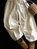 画像2: seasew.／508 オックスコクーンパンツ・キナリ (2)