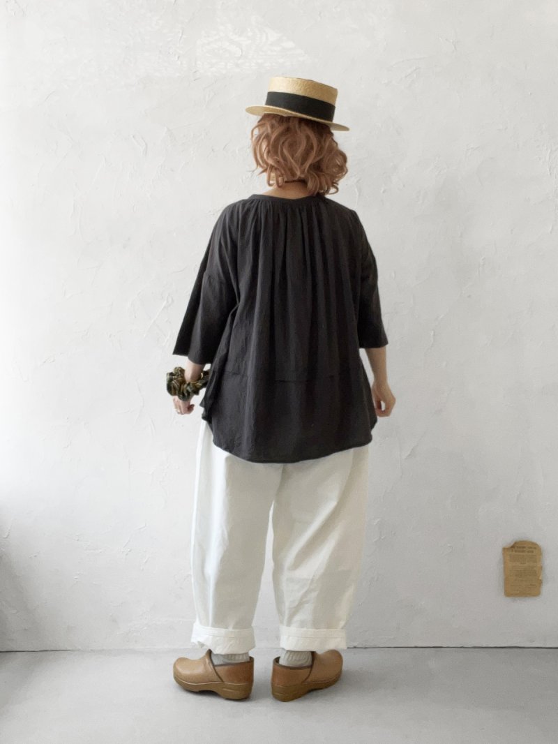 画像11: seasew.／510 ホワイトデニムコクーンパンツ (11)