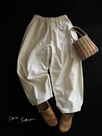seasew.／508 オックスコクーンパンツ・キナリ
