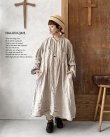 画像14: HALLELUJAH／1890's Bourgeron 羊飼いシャツワンピース・flax (14)