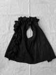 画像8: Reliure／FRILL VEST・Black linen (8)