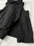 画像10: Reliure／FRILL VEST・Black linen (10)