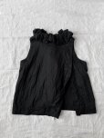 画像9: Reliure／FRILL VEST・Black linen (9)