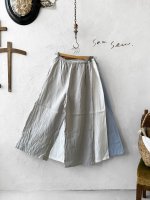 画像9: seasew.／527 ワッシャーコットンワイドペチパンツ・オフ (9)