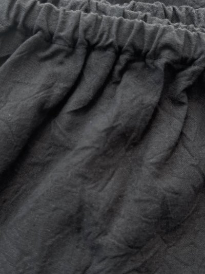 画像3: seasew.／527 ワッシャーコットンワイドペチパンツ・チャコール