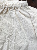 画像3: seasew.／527 ワッシャーコットンワイドペチパンツ・キナリ (3)