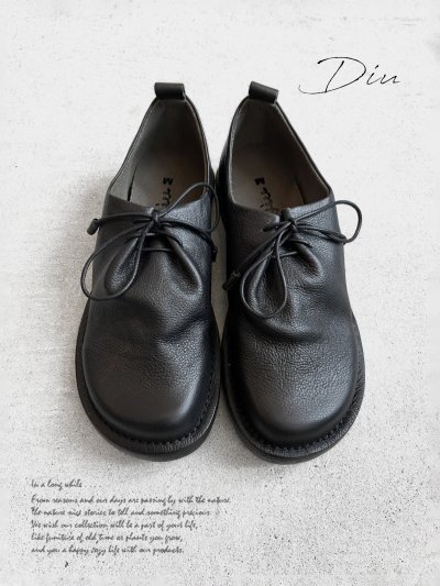 画像2: Diu／本革カンフリエシューズ・ブラック