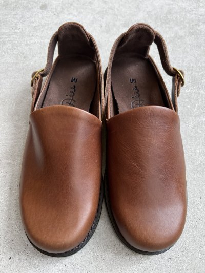 画像3: Diu／本革カメリアサンダル・ダークブラウン