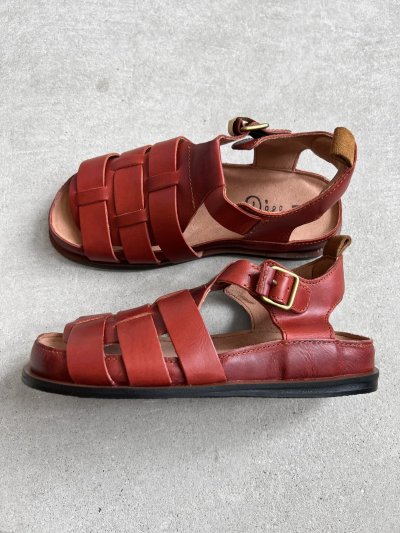 画像6: Diu／本革パルミエサンダル・レッド