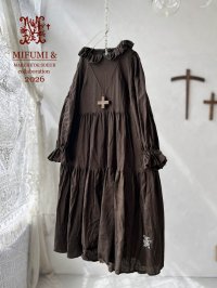 【4/24(金)21時から販売】MIFUMIコラボ／anneのワンピース・こげ茶＆bag