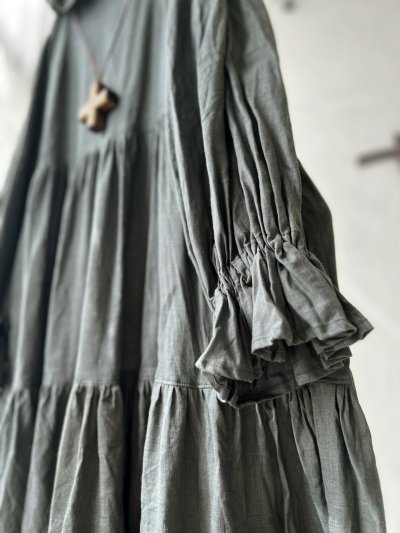 画像5: 【4/24(金)21時から販売】MIFUMIコラボ／anneのワンピース・アッシュグリーン＆bag