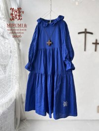 【4/24(金)21時から販売】MIFUMIコラボ／anneのワンピース・ブルー＆bag