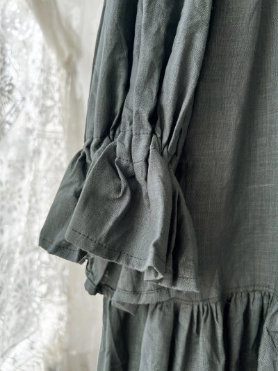 画像4: 【4/24(金)21時から販売】MIFUMIコラボ／anneのワンピース・アッシュグリーン＆bag