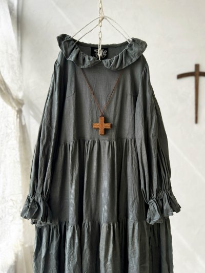 画像2: 【4/24(金)21時から販売】MIFUMIコラボ／anneのワンピース・アッシュグリーン＆bag