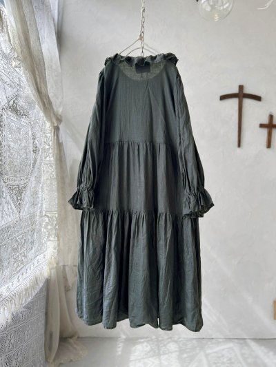 画像8: 【4/24(金)21時から販売】MIFUMIコラボ／anneのワンピース・アッシュグリーン＆bag