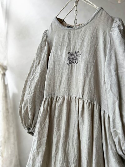 画像2: 【4/24(金)21時から販売】MIFUMIコラボ／janeのワンピース・うすグレー＆bag