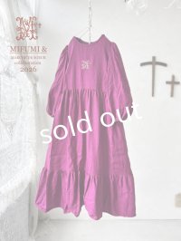 MIFUMIコラボ／janeのワンピース・ローズマダー＆bag