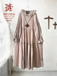 【4/24(金)21時から販売】MIFUMIコラボ／anneのワンピース・うす桜＆bag