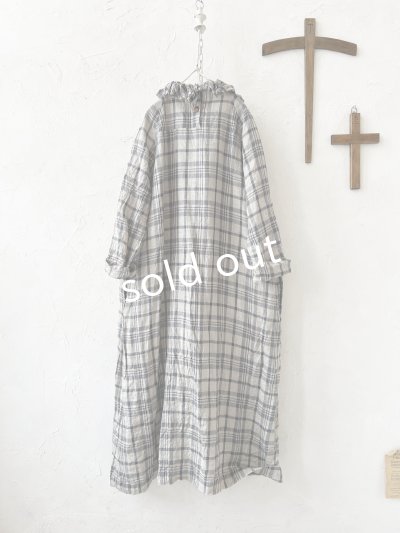 画像9: MARCHE' DE SOEUR／フローフリルワンピース・チェック