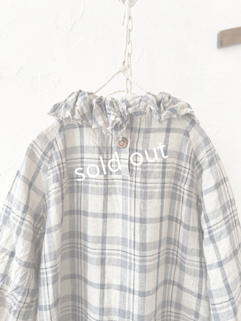画像11: MARCHE' DE SOEUR／フローフリルワンピース・チェック (11)