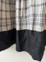 画像5: MARCHE' DE SOEUR／エプロンワンピース・黒×チェック (5)