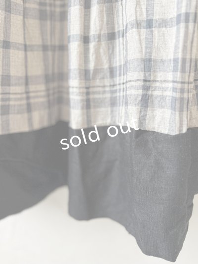 画像5: MARCHE' DE SOEUR／エプロンワンピース・黒×チェック