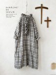 画像1: MARCHE' DE SOEUR／フローフリルワンピース・チェック (1)
