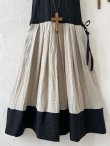 画像3: MARCHE' DE SOEUR／エプロンワンピース・黒×生成り (3)