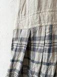 画像5: MARCHE' DE SOEUR／エプロンワンピース・生成り×チェック (5)