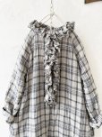 画像2: MARCHE' DE SOEUR／フローフリルワンピース・チェック (2)