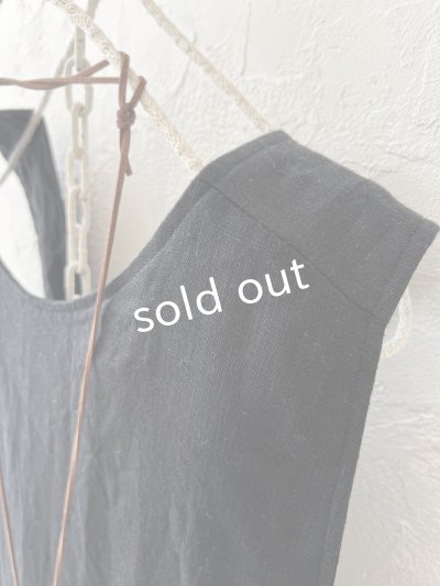 画像6: MARCHE' DE SOEUR／エプロンワンピース・黒×チェック